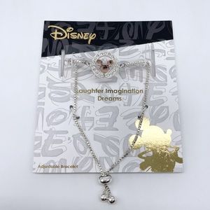 Disney Mickey Mouse Adjustable Charm Bracelet
